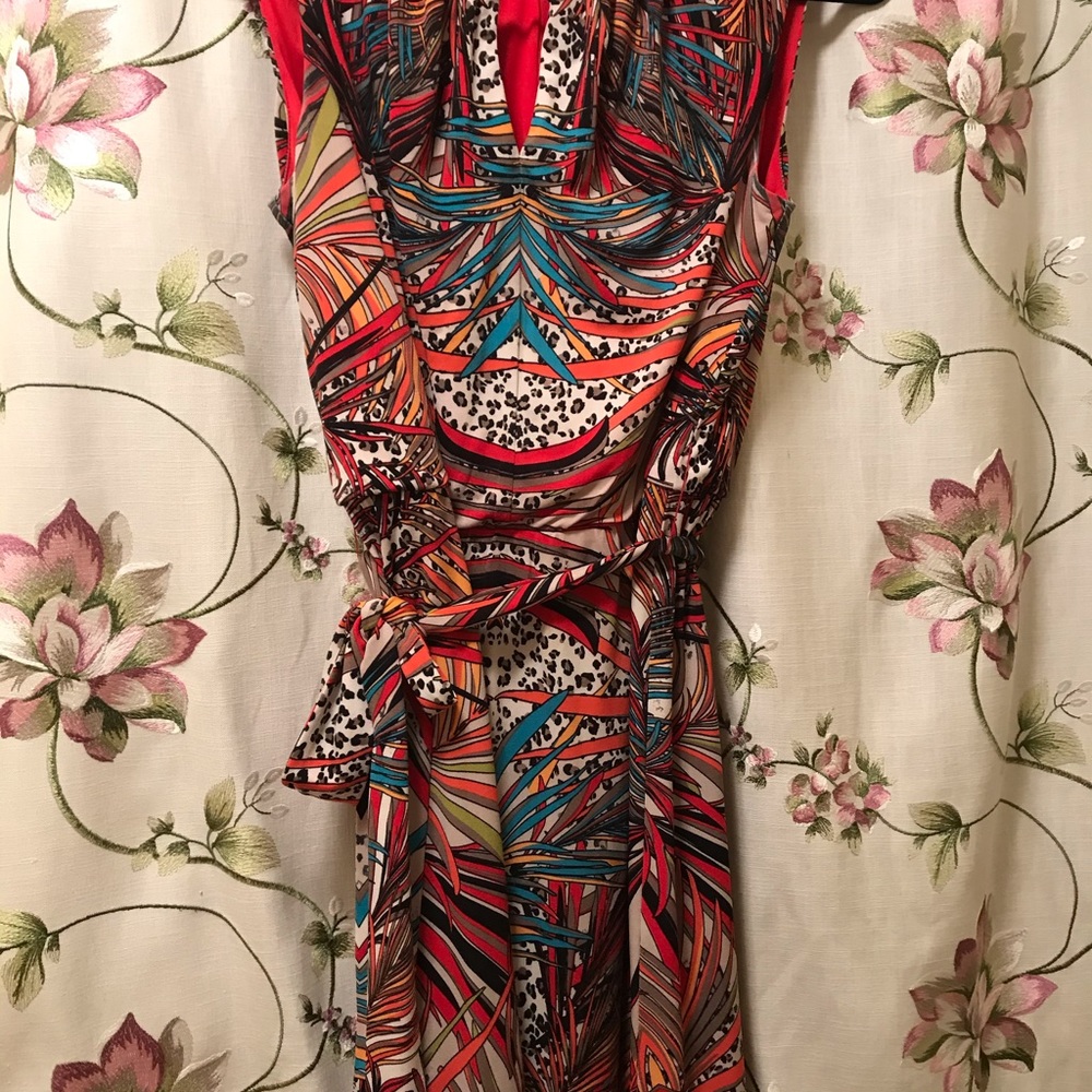 Stretchy tie dress